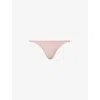 Calvin Klein Womens Subdued Sculpt Mid-rise High-leg Stretch-recycled Nylon Briefs In Subdued