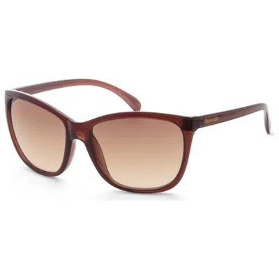 Calvin Klein Women's Sunglasses In Brown