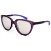 Calvin Klein Women's 55mm Crystal Purple Sunglasses In Burgundy