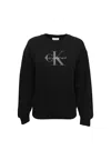 Calvin Klein Women's Sweatshirt  Lv047b234g Black In Black