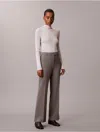 Calvin Klein Women's Tailored Flared Pants In Brown