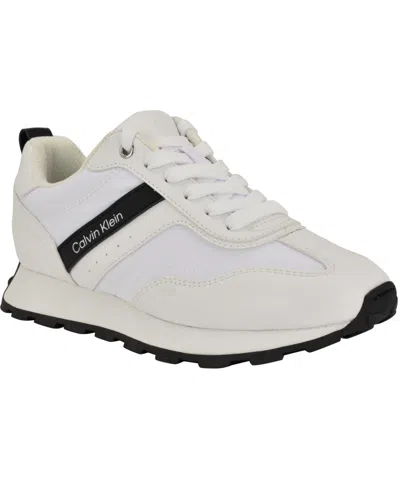CALVIN KLEIN WOMEN'S TANJA RETRO LACE-UP SNEAKERS