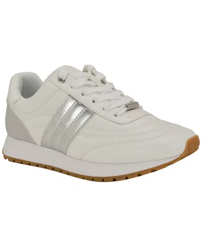 Calvin Klein Women's Tatyann Retro Lace-up Sneakers In Multi