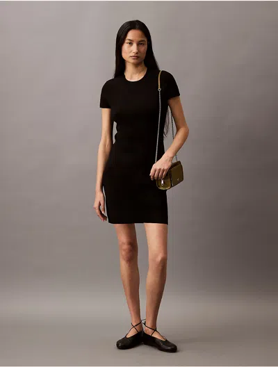 Calvin Klein Women's Tech Knit Short Sleeve Dress