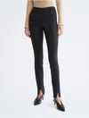 Calvin Klein Women's Technical Knit Skinny Leggings In Black