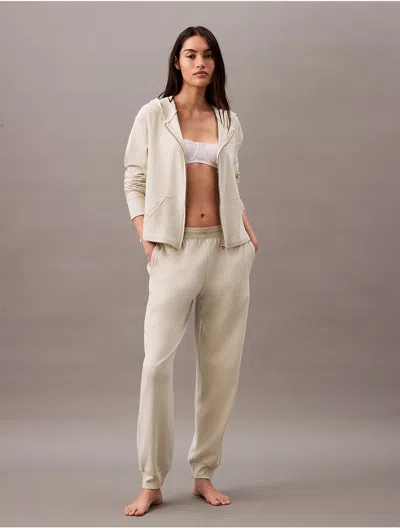 Calvin Klein Women's Terry Lounge Joggers In Celadon Tint