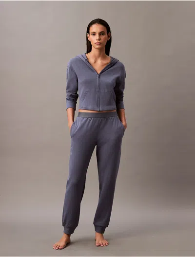 Calvin Klein Women's Terry Lounge Joggers In Grisaille