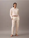 Calvin Klein Women's Terry Lounge Quilted Joggers