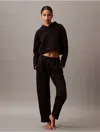 CALVIN KLEIN WOMEN'S TERRY LOUNGE QUILTED JOGGERS