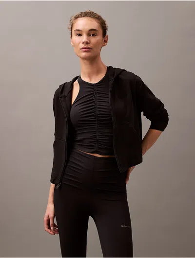 Calvin Klein Women's Terry Lounge Zip Hoodie