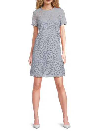 Calvin Klein Women's Textured Short-sleeve Minidress
