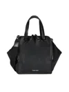 Calvin Klein Women's Textured Top Handle Bag In Black