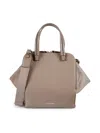 Calvin Klein Women's Textured Top Handle Bag In Brown