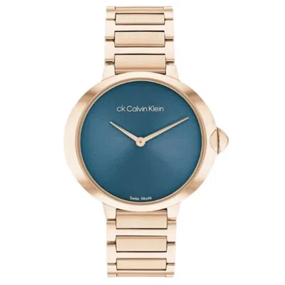 Calvin Klein Women's Timeless 36mm Quartz Watch In Gold