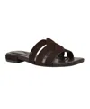 Calvin Klein Tisha Slide Sandal In Brown
