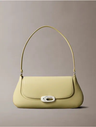 Calvin Klein Women's Top Flap Shoulder Bag In Green