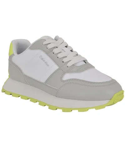 Calvin Klein Women's Tulay Lace-up Sneakers In Gray