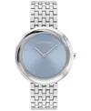 Calvin Klein Men's Contoured Bezel Watch In Silver