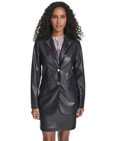 Calvin Klein Women's Two Button Blazer In Multi