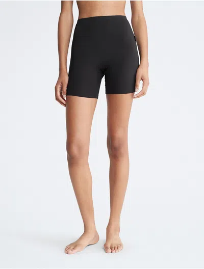 Calvin Klein Women's Ultra-light Lounge Bike Shorts In Black