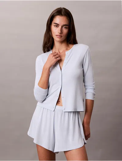 Calvin Klein Women's Ultra Soft Modal Cardigan In White