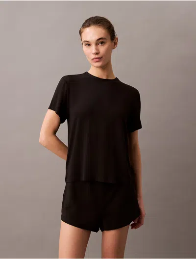 Calvin Klein Women's Ultra Soft Modal Relaxed T-shirt In Black