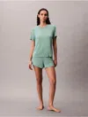 Calvin Klein Women's Ultra Soft Modal Relaxed T-shirt In Green