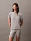 Calvin Klein Women's Ultra Soft Modal Relaxed T-shirt In Grey Heather