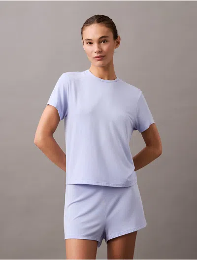 Calvin Klein Women's Ultra Soft Modal Relaxed T-shirt In Saltwater