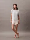 Calvin Klein Women's Ultra Soft Modal Relaxed T-shirt In Sky Grey
