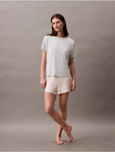 Calvin Klein Women's Ultra Soft Modal Relaxed T-shirt In Sky Grey