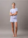 Calvin Klein Women's Ultra Soft Modal Short In Blue