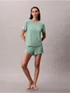 Calvin Klein Women's Ultra Soft Modal Short In Green