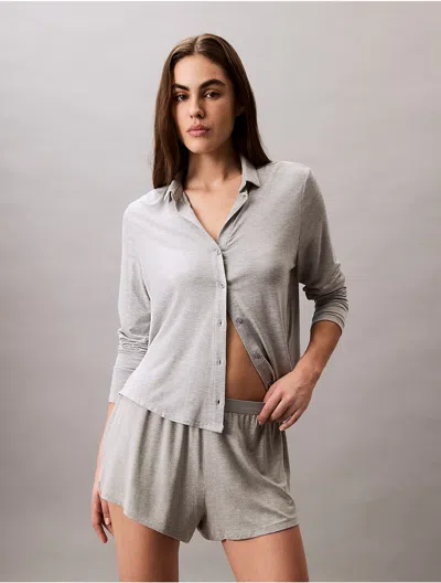 Calvin Klein Women's Ultra Soft Modal Short In Grey Heather