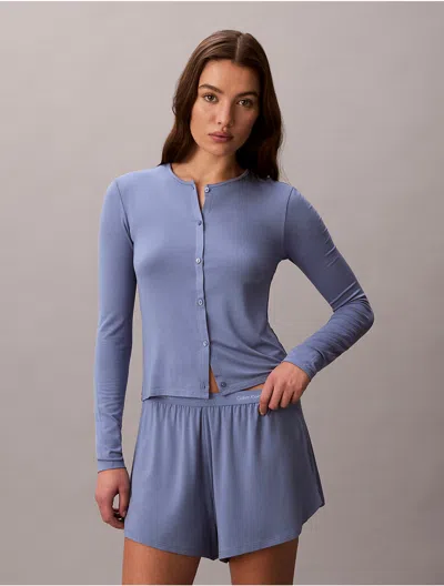 Calvin Klein Women's Ultra Soft Modal Shorts In Blue