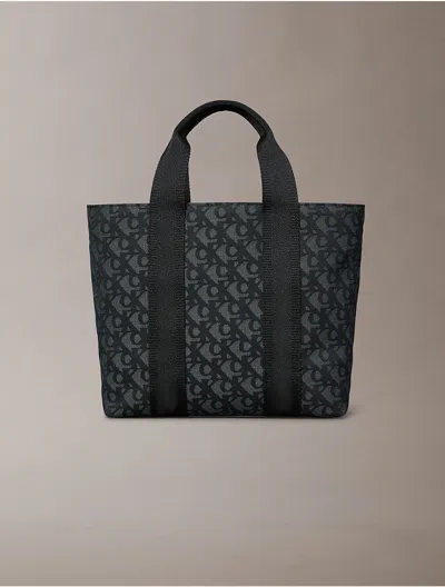 Calvin Klein Women's Ultralight Logo Jacquard Mini Tote Bag In Multi