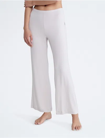 Calvin Klein Women's Ultra-light Lounge Sleep Pants In White