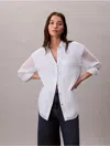 Calvin Klein Women's Utility Roll Sleeve Tunic