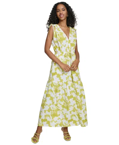 calvin klein green maxi dress Dress Casual Maxi By Calvin Klein In Green, Size:16 main image 1