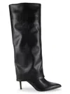 Calvin Klein Women's Vamsy Stiletto Heel Tall Dress Boots In Black