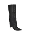 Calvin Klein Women's Vamsy Stiletto Heel Tall Dress Boots In Black
