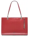 Calvin Klein Women's Verne Large Tote Bag In Red