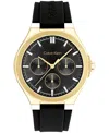 Calvin Klein Women's Vibrancy Black Silicone Strap Watch, 38mm In Black