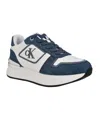 Calvin Klein Vidya Sneaker In Blue Denim,white
