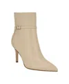 Calvin Klein Women's Vivera Pointy Toe Stiletto Heel Dress Booties In Ivory