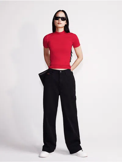 Calvin Klein Women's Wide Leg Cargo Pants