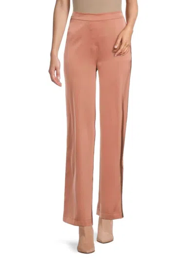 Calvin Klein Women's Wide Leg Pants In Desert Rose