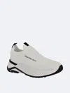 Calvin Klein Women's Alvea Round Toe Lace-up Casual Sneakers In Cream