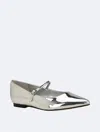 Calvin Klein Women's Women's Kamryn Flat In Silver