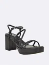 Calvin Klein Liliana Platform Sandal In Black